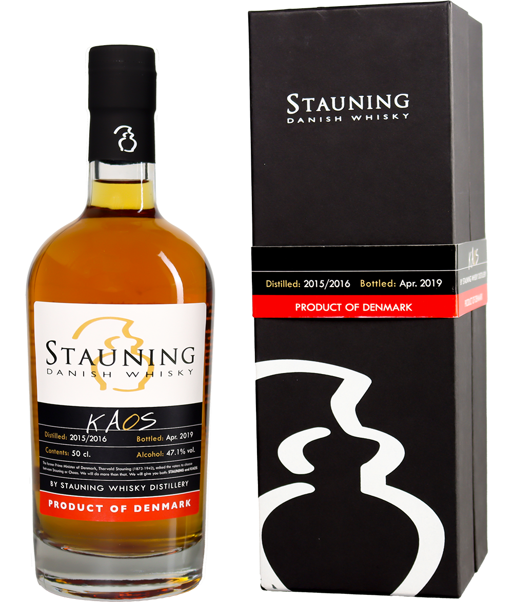 Stauning Kaos April 2019 Dansk Whisky 47,1% 50 cl.