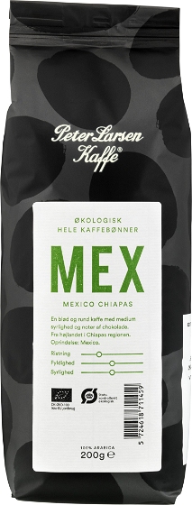 Peter Larsen Gourmet Mexico Chiapas Kaffebønner ØKO 200 gr.