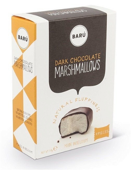 Barú Milk Chocolate & Dark Caramel Marshmallows 4 stk.