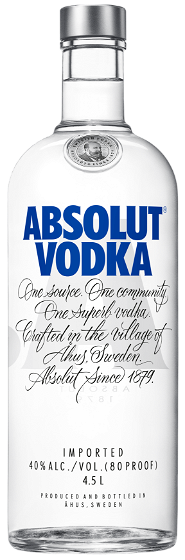 Absolut Vodka 40% 450 cl. (Rehoboam)