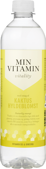 Min Vitamin Vitality Kaktus og Hyldeblomst 12x50 cl.