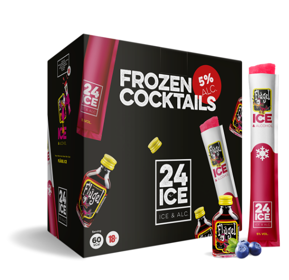 24ICE Flügel Frozen Cocktails 5% 50 stk.