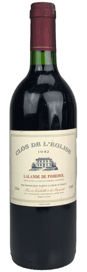 Clos De L’eglise Lalande de Pomerol 1992
