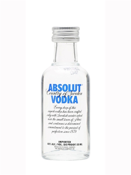 Absolut Vodka 40% 12x5 cl.