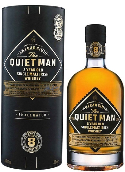 The Quiet Man 8 års Single Malt Irish Whisky 40% 70 cl.