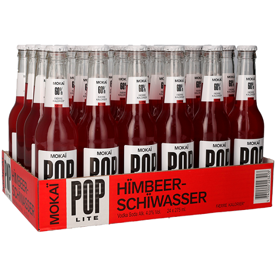 Mokaï Pop Himbeer-Schïwasser Lite