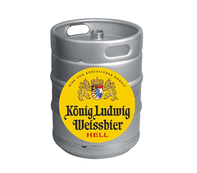 König Ludwig Hell Weissbier 5,5% 30 L. (fustage)