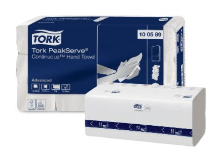 Håndklædeark Tork H5 1 lag 22,5x20,1 cm. 12x270 Ark