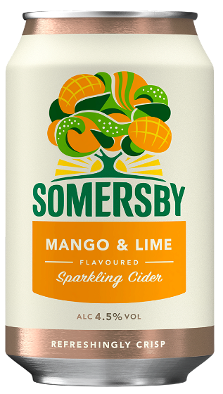 Somersby Mango & Lime Cider 4,5% 24x33 cl.