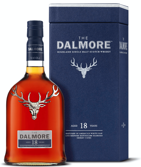 The Dalmore 18 års Highland Single Malt Scotch Whisky 43% 70 cl.