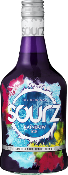 Sourz Rainbow Ice Likør 15% 70 cl.