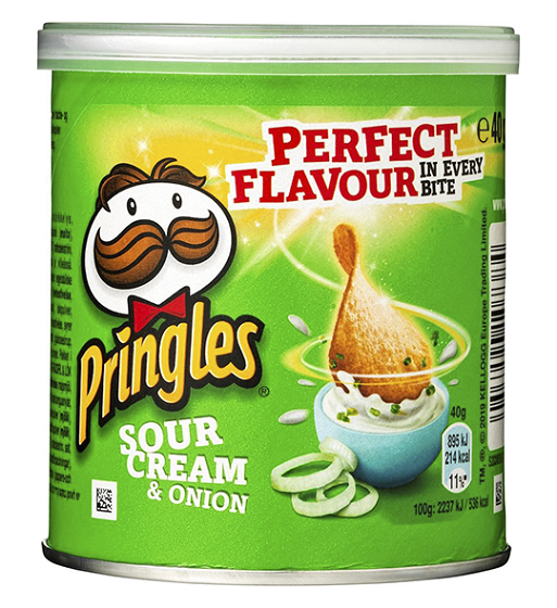 Pringles Sour Cream & Onion Chips 12x40 gr.