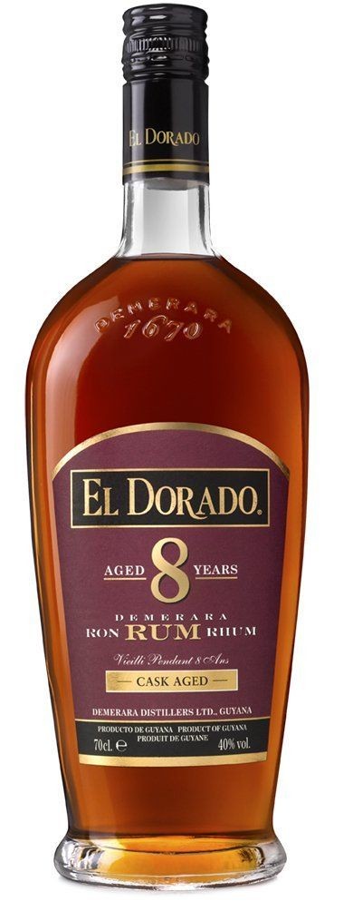 El Dorado 8 års Rom 40% 70 cl.