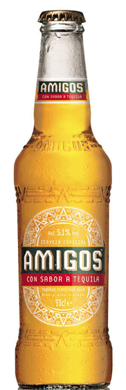 Amigos Tequila Flavour Beer 4,6% 24x33 cl.