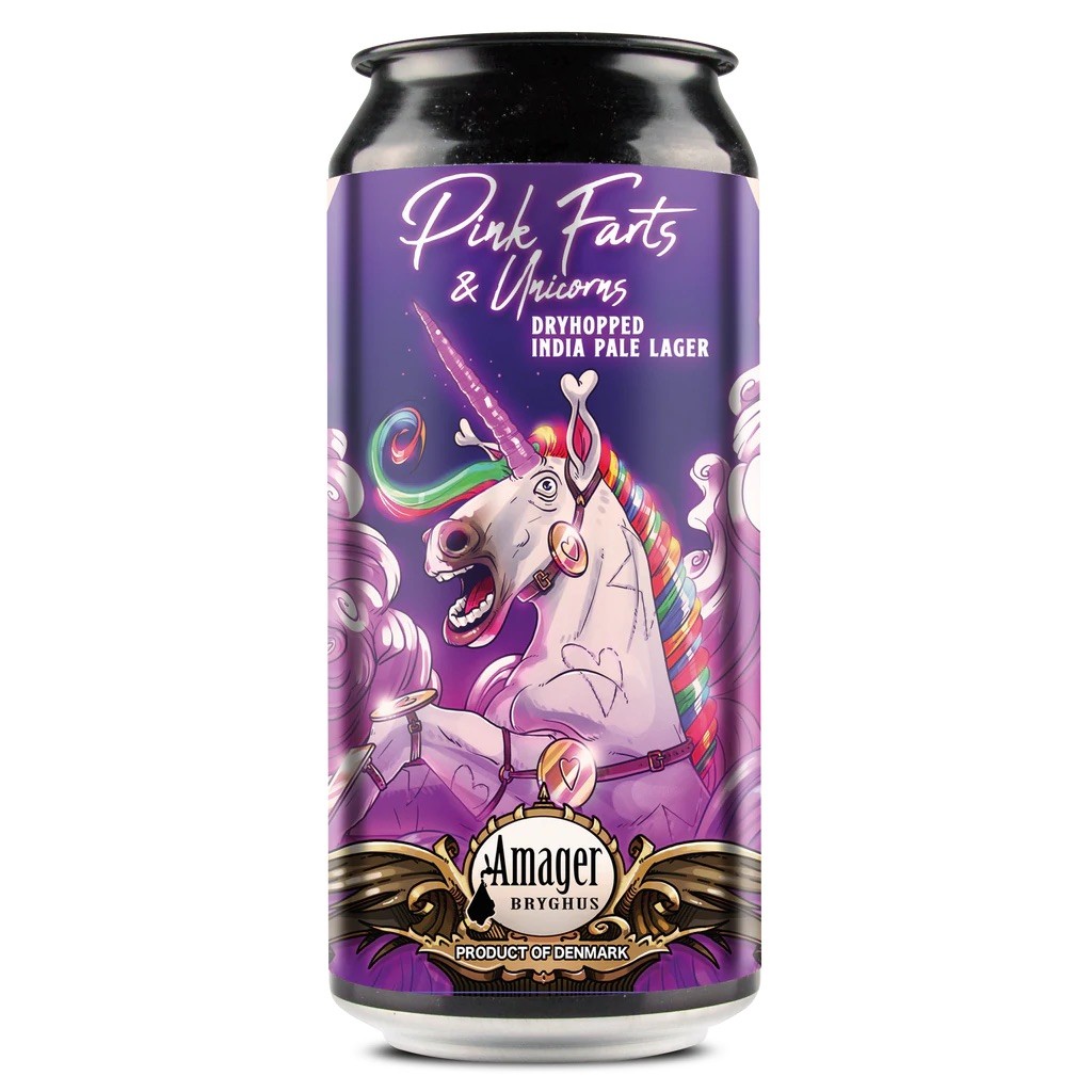 Amager Bryghus Pink Farts & Unicorns IPA 4,6% 44 cl. (dåse)