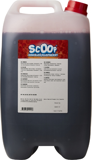 Scoop Slush Ice Hindbær