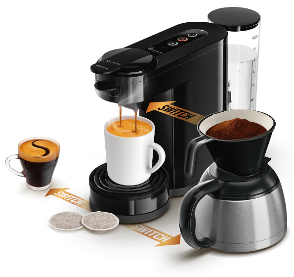 Senseo Kaffemaskine Switch 3-in-1 Black