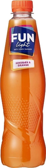 Fun Light Saftevand Hindbær & Orange 50 cl.