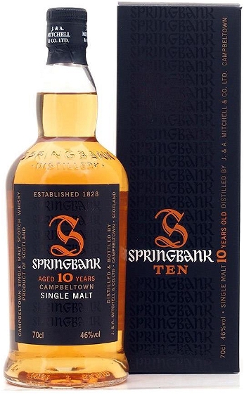 Springbank 10 års Single Malt Scotch Whisky 46% 70 cl.