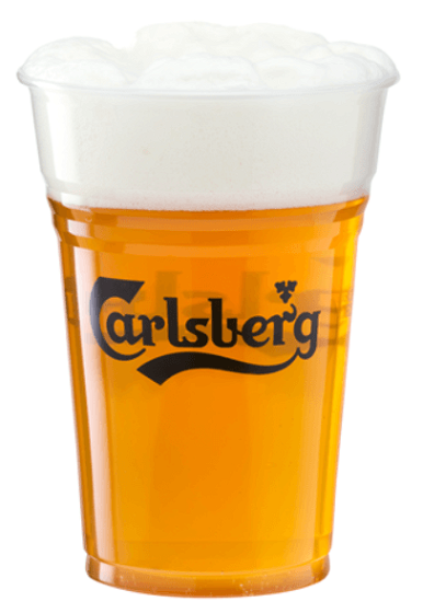 Carlsberg plastglas