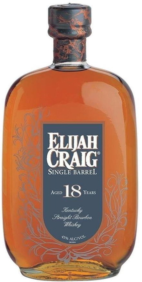 Elijah Craig Single Barrel 18 års Bourbon Whiskey 45% 70 cl.