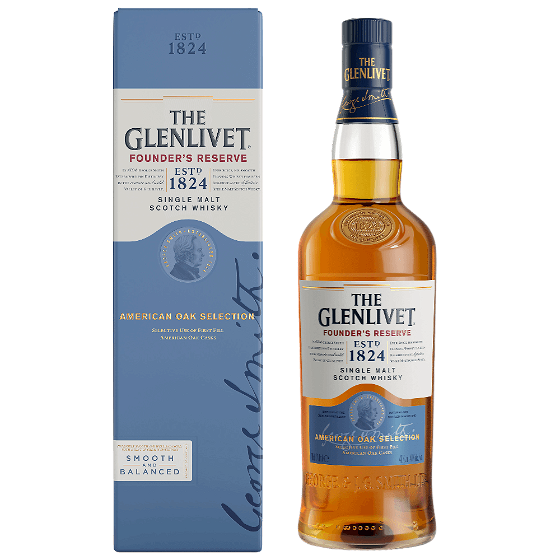 The Glenlivet Founders Reserve Single Malt Scotch Whisky 40% 70 cl.