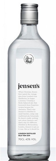 Jensens Dry Bermondsey Gin 43% 70 cl.