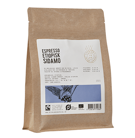 Peter Larsen Special Espresso Etiopisk Sidamo Kaffebønner