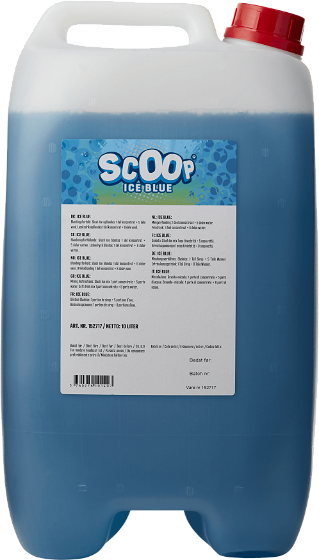 Scoop Slush Ice Blue 10 L.