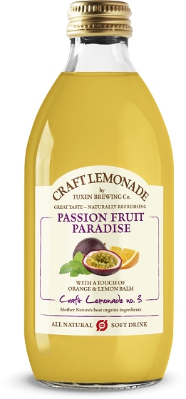 Craft Lemonade Passion Fruit Paradise ØKO 12x33 cl.