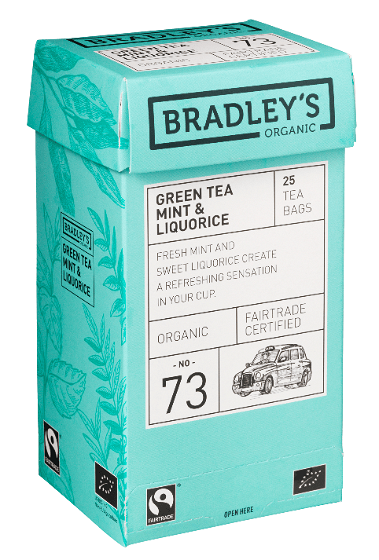 Bradley's Green Tea Mint & Liquorice