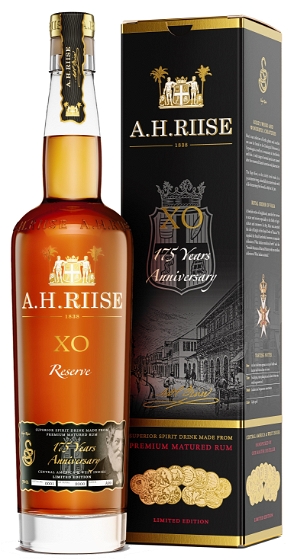 A.H. Riise 175th Anniversary 1838-2013 Limited Edition Rom 42% 70 cl. (Gaveæske)