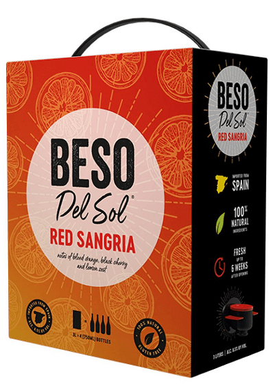 Beso Del Sol Sangria Rød Premium 8,5% 300 cl.