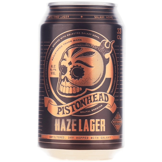 Pistonhead Haze Lager 5,1% 33 cl.