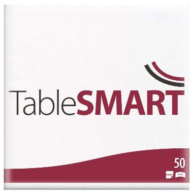 TableSMART Airlaid Serviet Hvid 40x40 cm. 1/4-fold 50 stk.