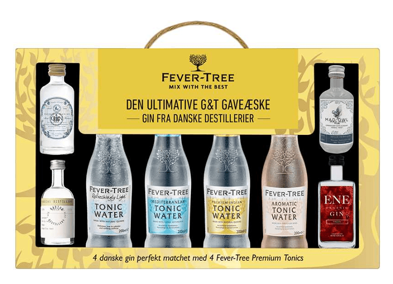 Fever Tree Den Ultimative G&T Gaveæske – Gin Fra Danske Destillerier