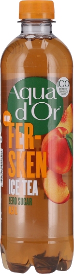 Aqua D'or Black Tea Fersken 12x50 cl.