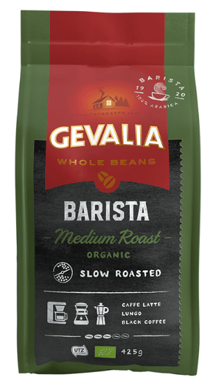 Gevalia Barista Medium Roast Kaffebønner ØKO 425 gr.