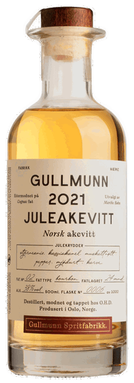 Gullmunn Juleaquavit 2021 38% 50 cl.