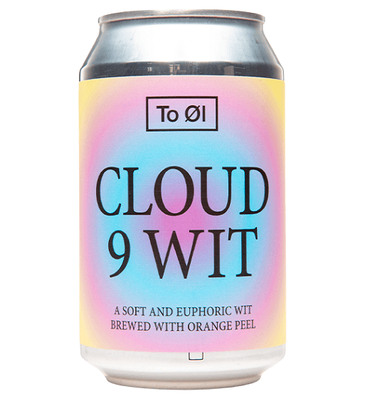 To Øl Cloud 9 Wit Hvedeøl 4,6% 33 cl.