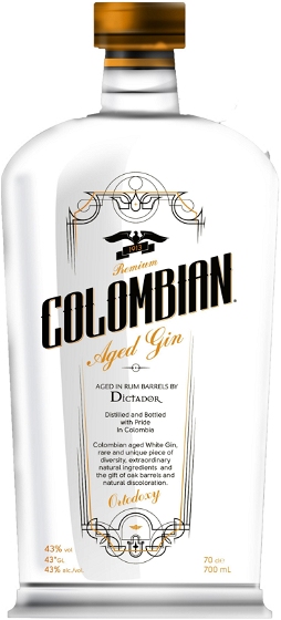 Colombian Premium Aged Gin Ortodoxy 43% 70 cl.