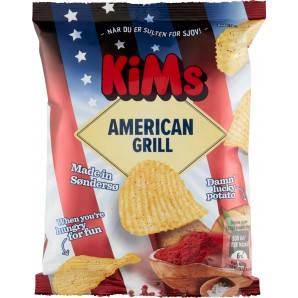 Kims Mini American Grill Chips 24x25 gr.