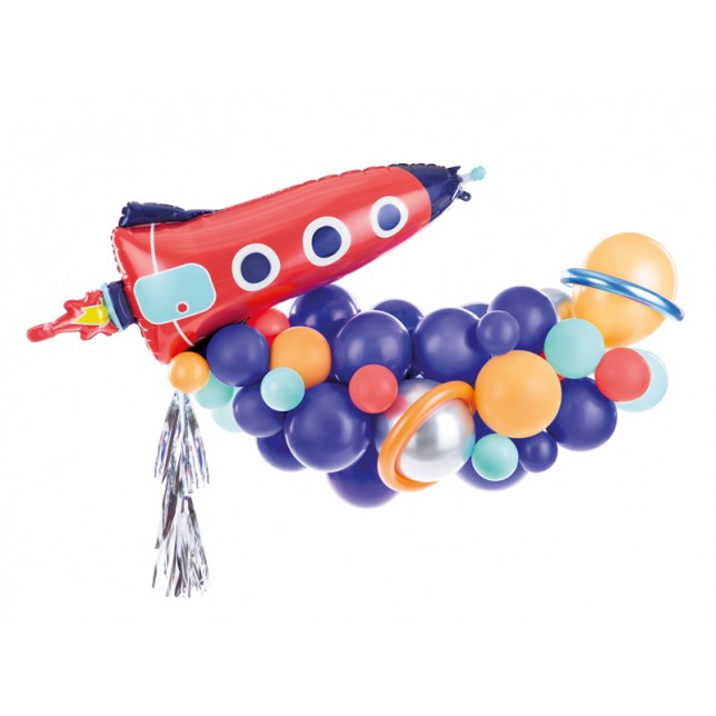 Raketmix Ballonguirlande 154x130 cm.