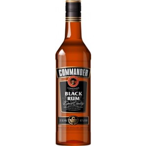 Commander Black Rum 37,5% 70 cl.