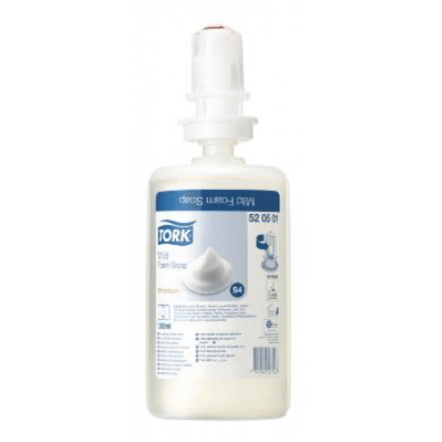 Sæbe Skum Tork S4 Mild m/parfume 6x1 L.