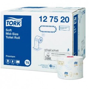 Toiletpapir Tork Premium T6 Middelstor 2-lag 90 m. 27 stk.