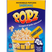 Popz Popcorn Med Smørsmag