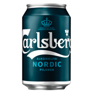Carlsberg Nordic Pilsner 0,0% 24x33 cl. (dåse)