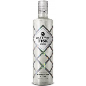 Glitter FISK Diamond Elderflower & Lime Likør 15% 70 cl.