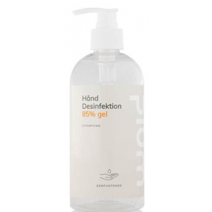 Plum Håndsprit Gel u/parfume rund pumpeflaske 85% 500 ml.